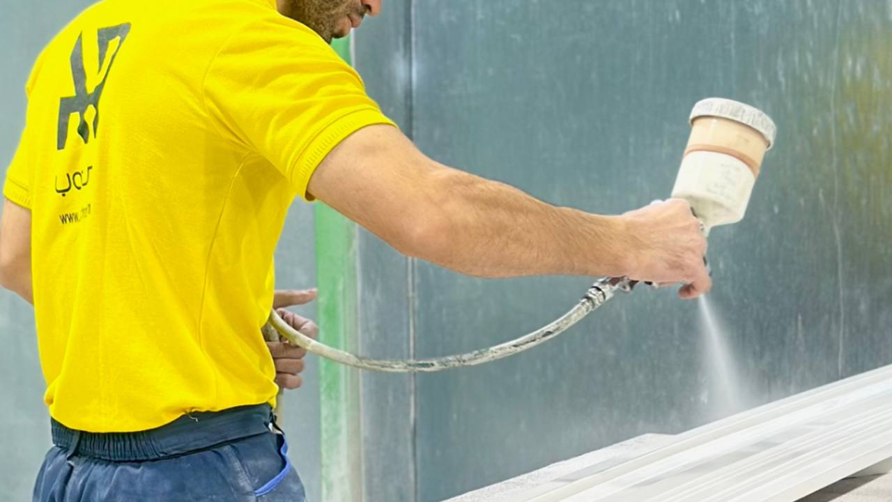 درب رنگ پلی اورتان